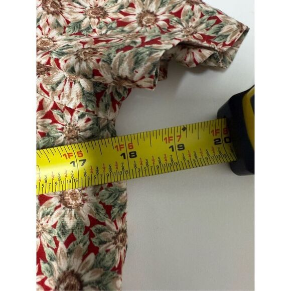 Vintage 90s Rampage Floral Babydoll Mini Dress Size M Grunge Boho See Notes - Picture 12 of 16